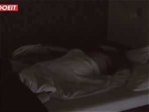 Russian stunner gets pro hookup to help her sleep
