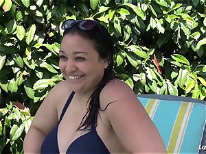 LaNovice - French amateur bitch ass-fuck and facial outdoors